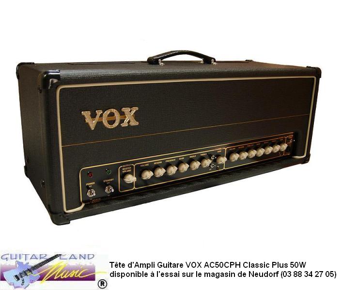 Tete d'Ampli Guitare VOX AC50CPH Classic Plus 50W